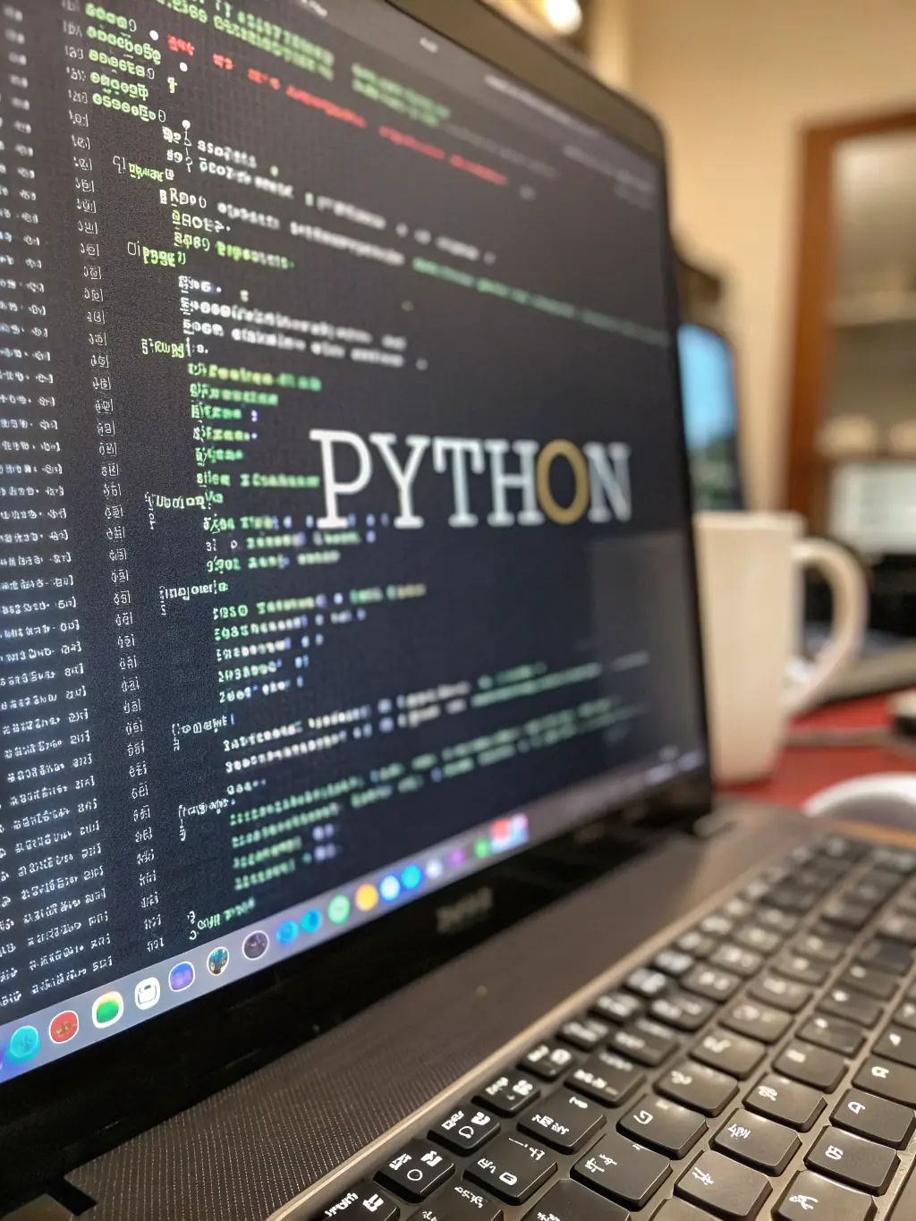 A close-up shot of a computer screen displaying complex code related to web scraping, highlighting the technical expertise involved in data extraction.