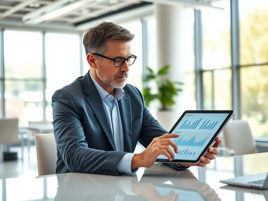 A professional showcasing a detailed report generated from scraped data, emphasizing the actionable insights derived from Zylixone's web scraping services.